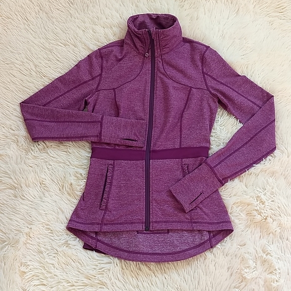 Rare Lululemon Dewberry Peplum Ruffles Riding Jacket - Picture 4 of 14